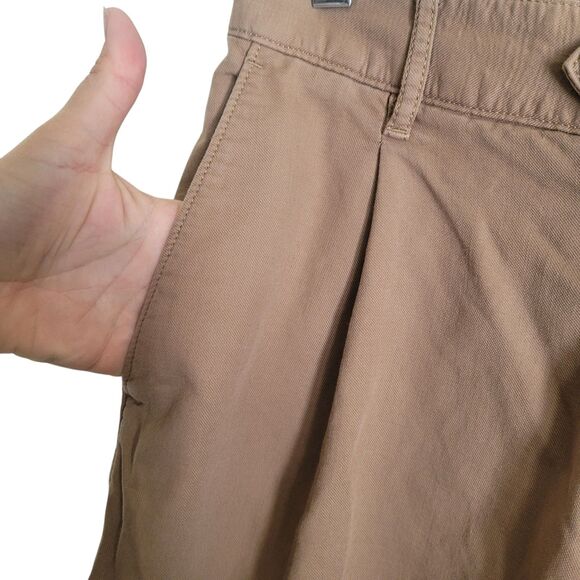 Outerknown Summerland Trouser Women's 27 Chestnut Brown Wide Leg Pants Career - Picture 6 of 13
